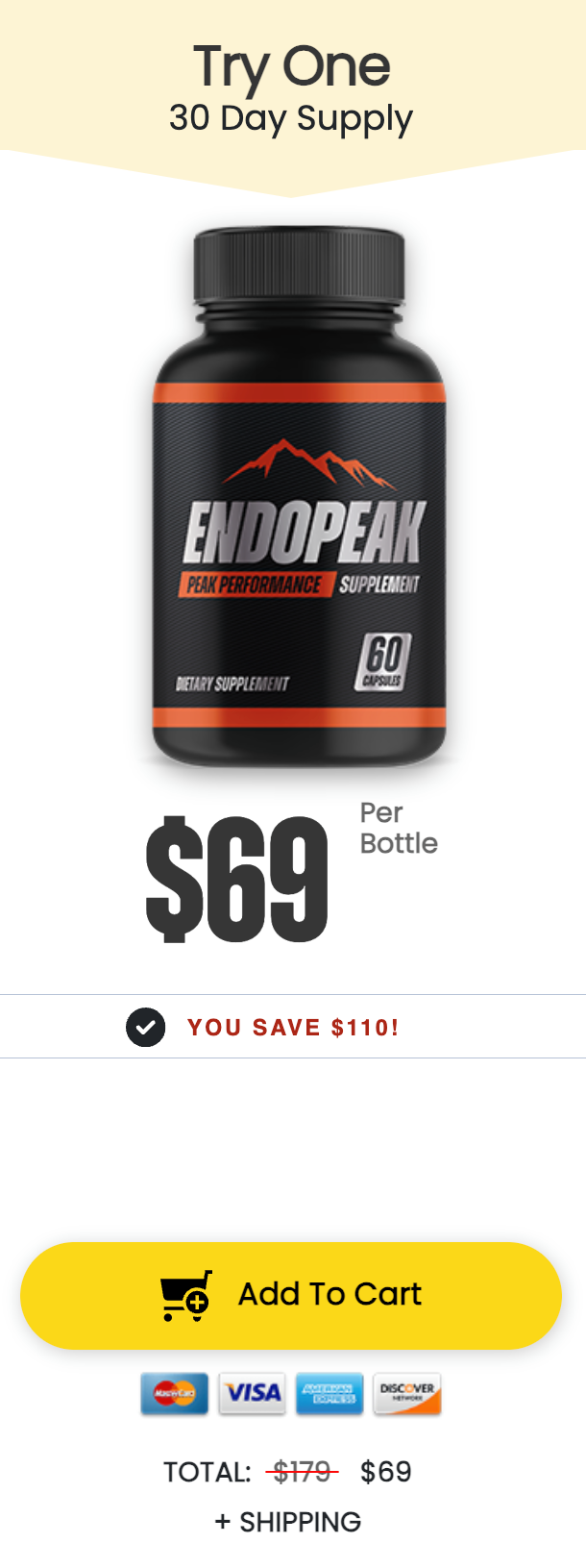 EndoPeak - 1 Bottle